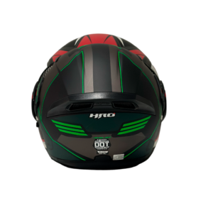 Casco de Moto HRO vista posterior